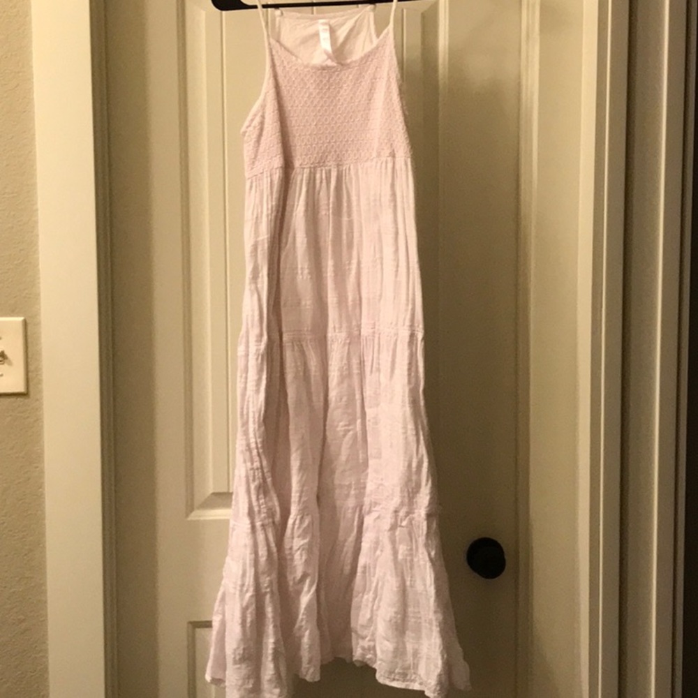 Kids long white dress